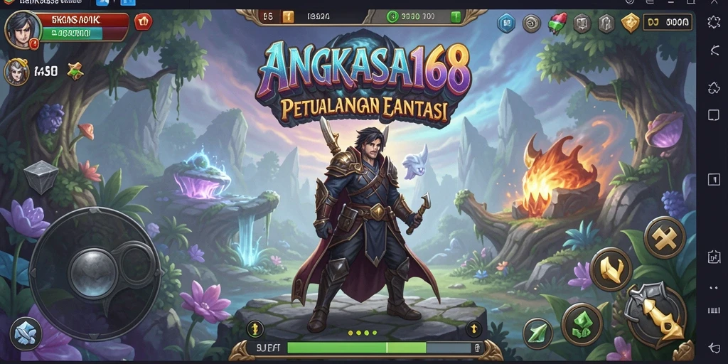 Screenshot gameplay ANGKASA168 yang memperlihatkan pertarungan epik.