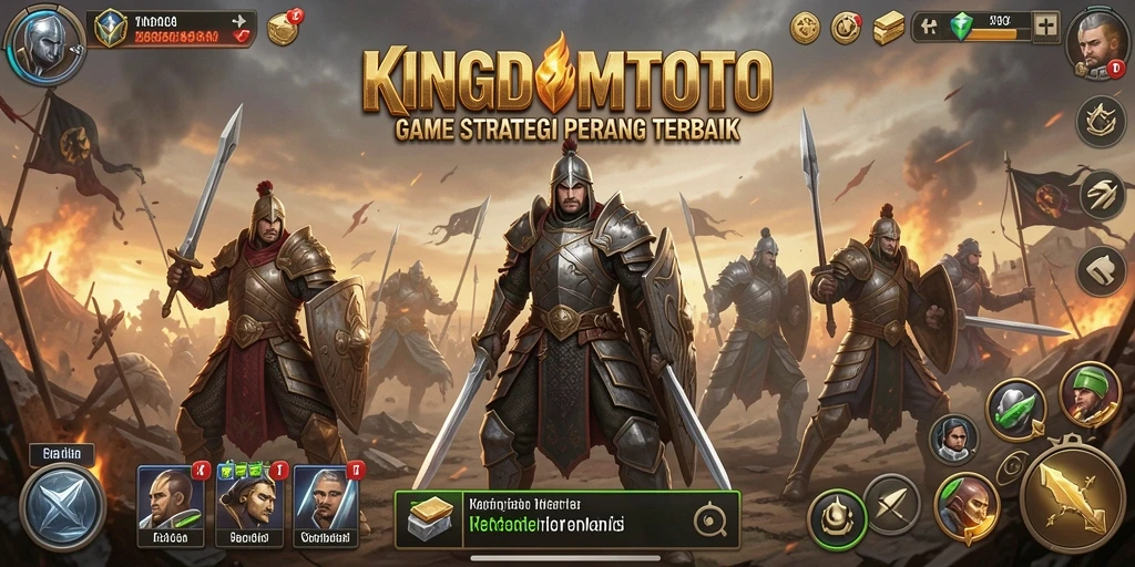 Gameplay menarik dari KINGDOMTOTO menunjukkan pertempuran strategis.