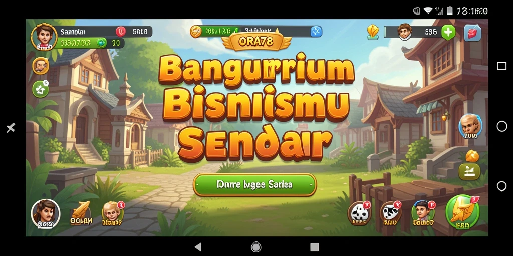 Tampilan gameplay ORA78 yang menegangkan dan penuh strategi Tycoon.