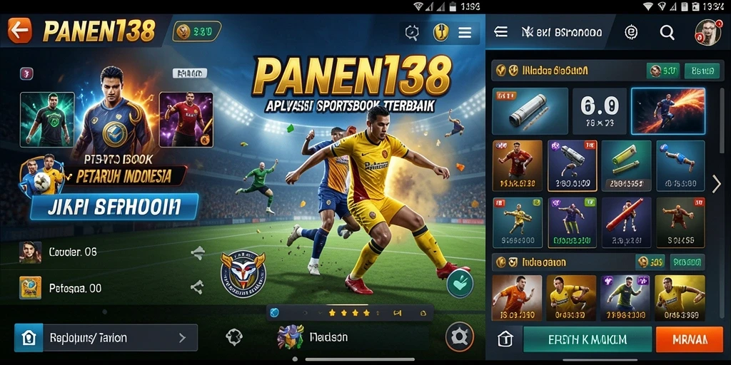 Tampilan gameplay menarik pada aplikasi Sportsbook PANEN138.