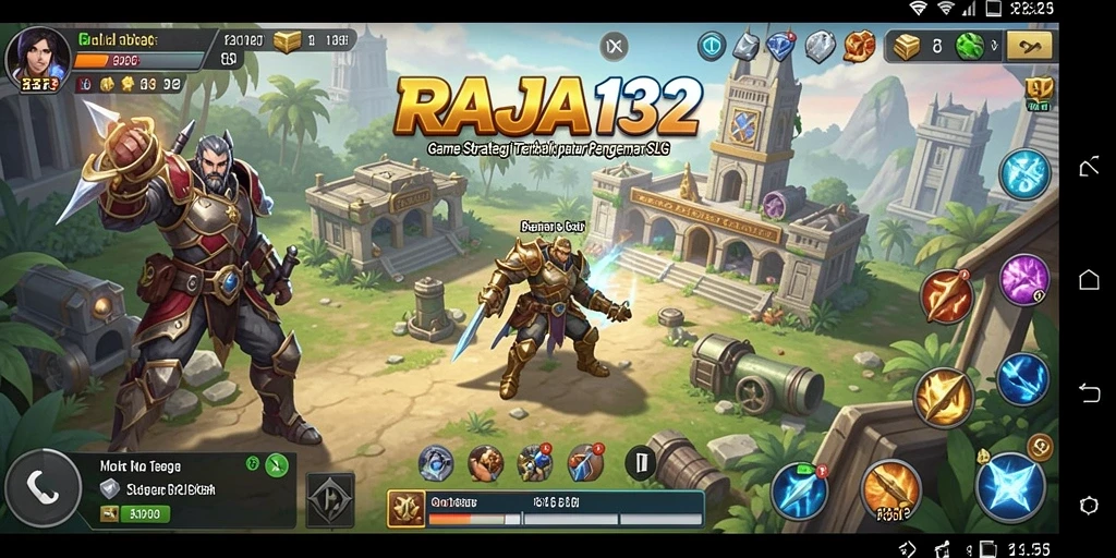 Tampilan gameplay RAJA132 dengan strategi mendalam yang menantang.