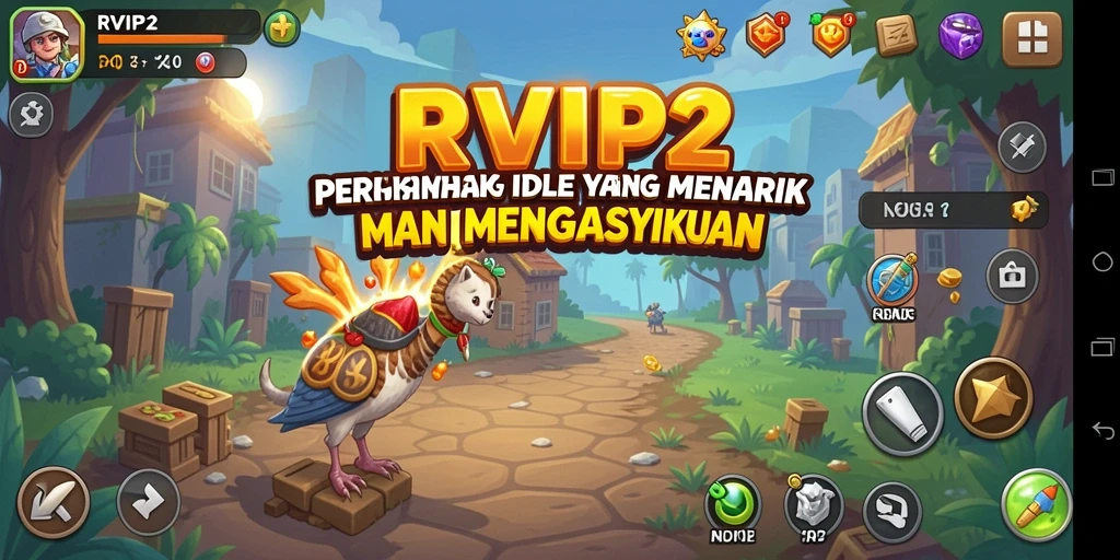 Screenshot utama RVIP2 menampilkan gameplay santai yang menarik.